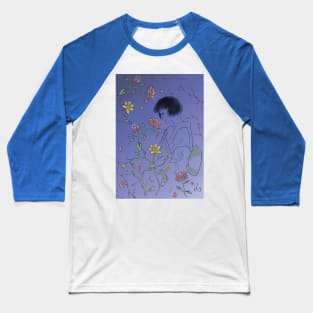 Kimono & Flowers Baseball T-Shirt